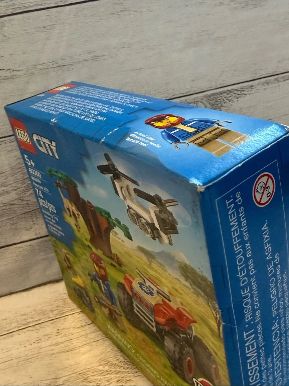 LEGO City Wildlife Rescue ATV 74 PCs Monkey Drone Buggy Fig And 60300